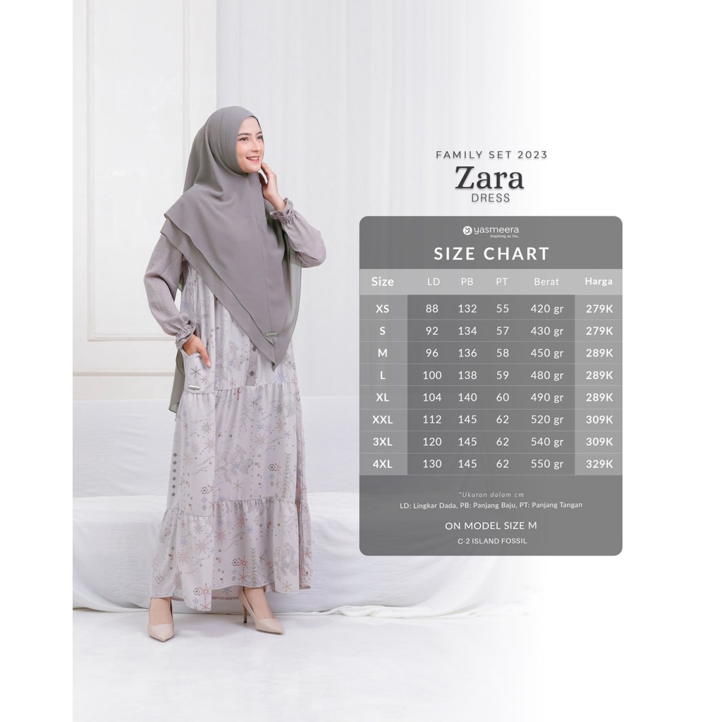 [SYAR'I TILL JANNAH] SARIMBIT YASMEERA GAMIS ZARA MOM / KIDS PALE AQUA C-3 & EL-RASHEED KEMEJA