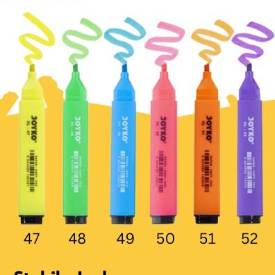 

Stabilo Joyko Hl 47 - 52 | Stabilo Warna | Perlusin (Isi 12Pcs)