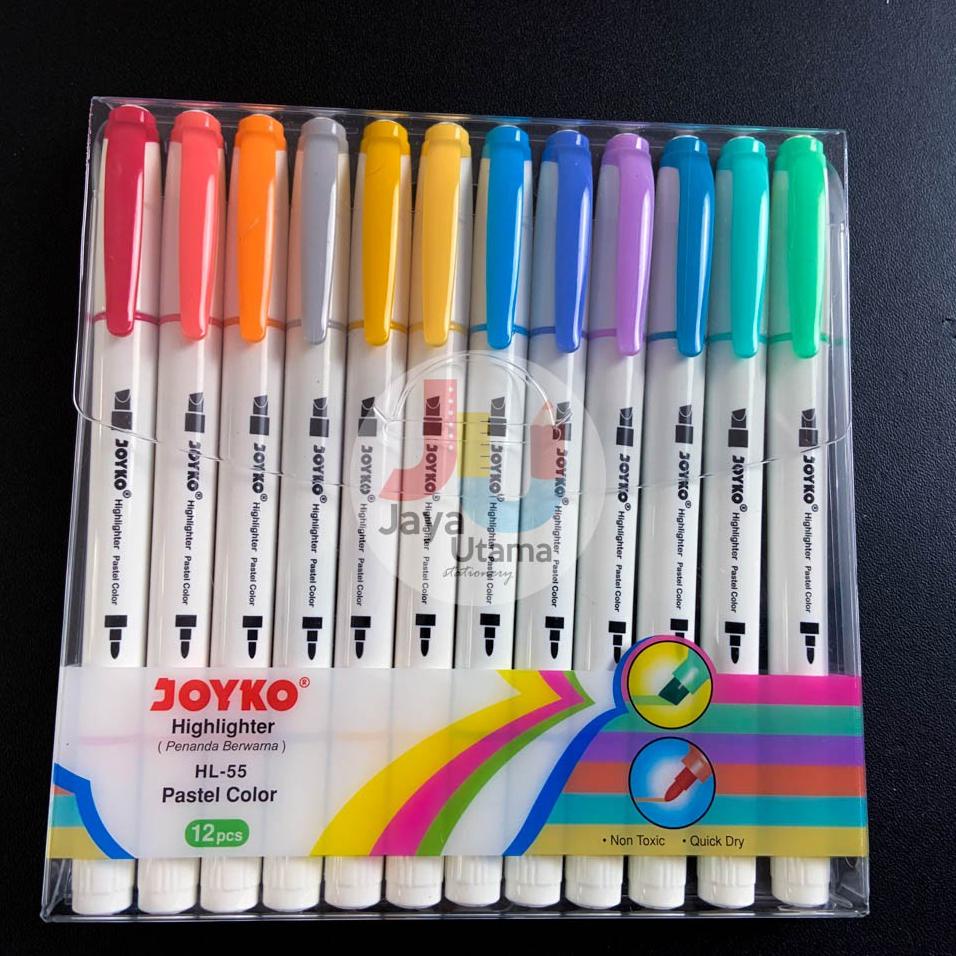 

Joyko Highlighter Anda Hl 55 1 Set 12 Pcs 12 Warna