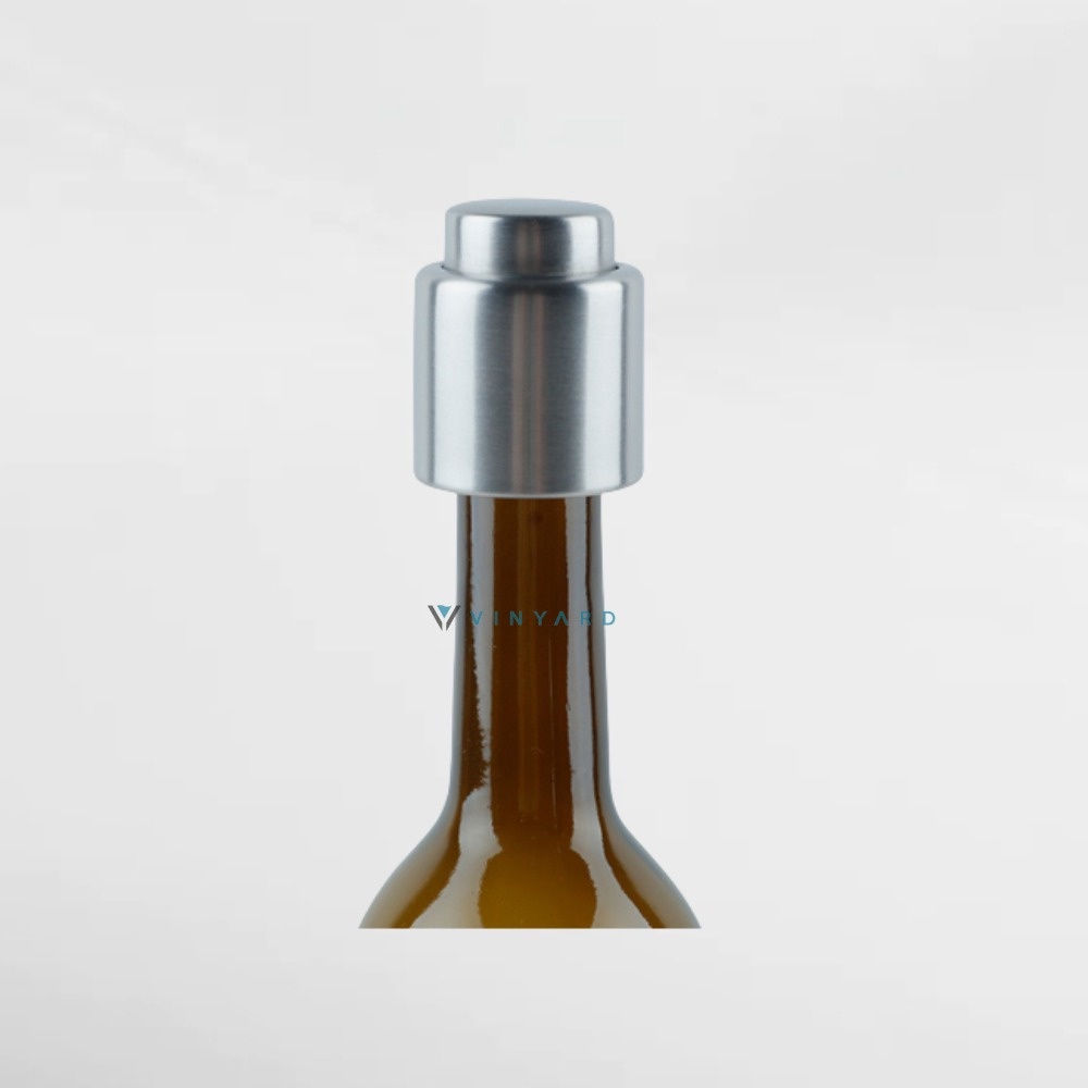 

Wine Vacum Stainless Wine Bottle Stopper Stainless (Original & Resmi by Whisky Wonder)