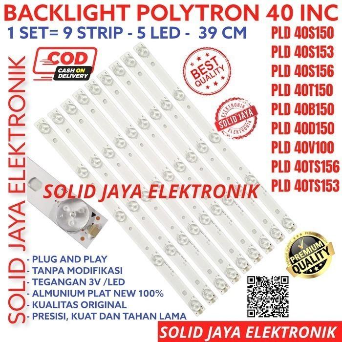 Backlight Tv Led Polytron Pld-40Ts153 Pld40Ts153 40D153 Lampu Bl 5K 3V