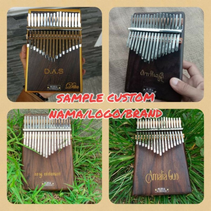 Profesional Kalimba Muria 17 Key Kalimba Kayu Premium