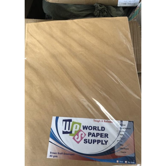 

Amplop Coklat Polos A3 Wps 80Gsm
