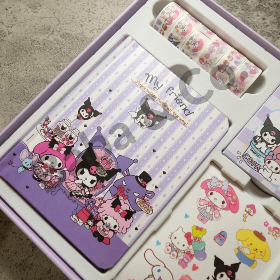 

Jurnal 7 In 1 Kuro Melody Dan Cinnamoroll Paket Buku Harian Kuro Alat Tulis Sanrio Estetik Lettering Book Lettering Buku Lettering Atk Bisa Cod