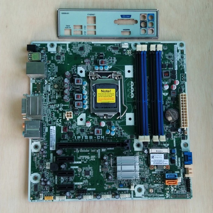 MOBO HP H61 - LGA 1155 - 4 SLOT RAM DDR3 WIFI INTERNAL - HDMI