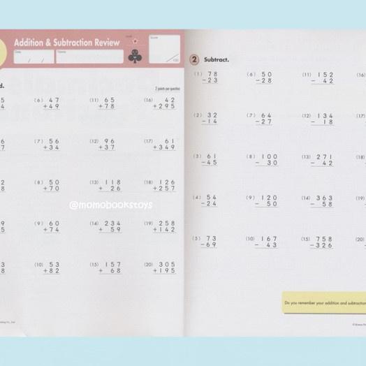 Kumon Math Workbook Grade 1 2 3 4 Buku Matematika Berhitung Anak Sd