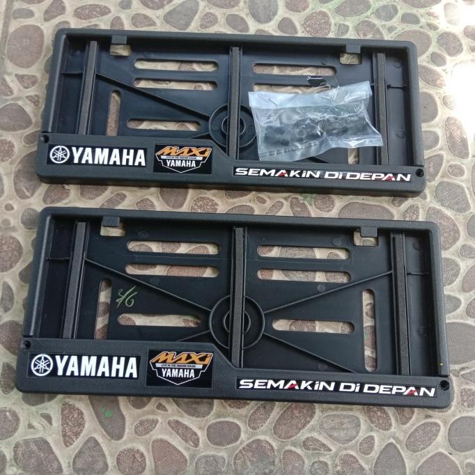 TERBATAS DUDUKAN PLAT NOMOR MOTOR ORI YAMAHA N-MAX 2020 X-MAX AEROX NMAX DLL HIGH QUALITY