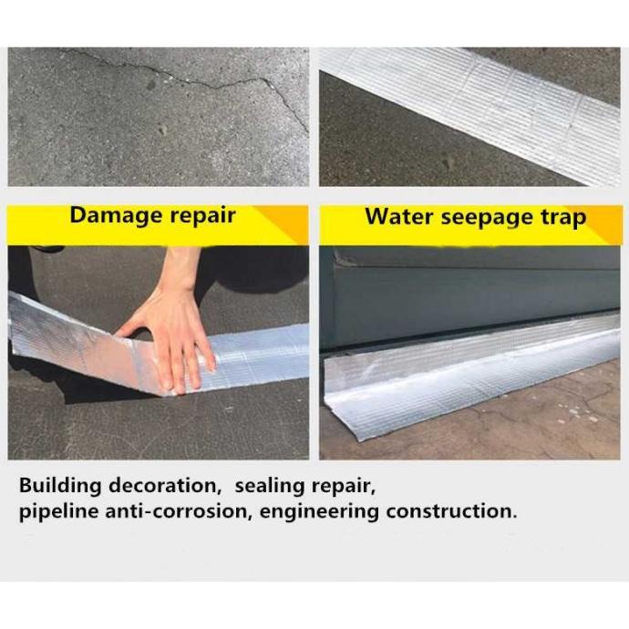 Alumunium Tape Waterproof Lakban Anti Bocor Solatape Foil 30Cm X 5M  Termurah