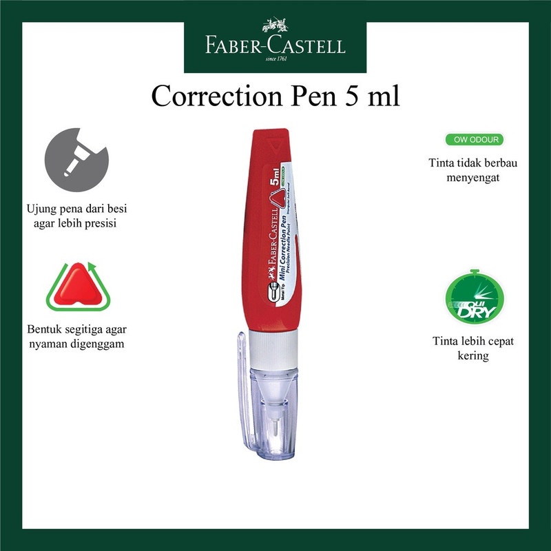 

Faber Castell Tip X Correction Cair 5 ml