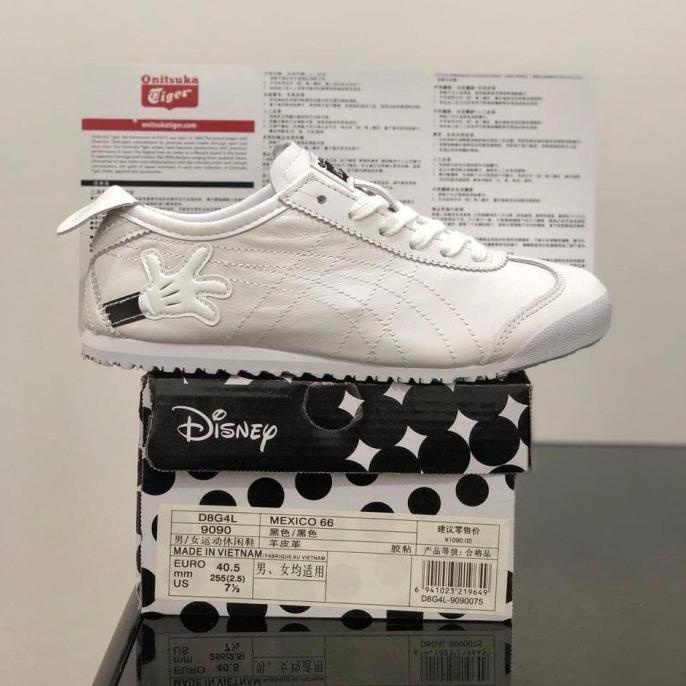 Sepatu Wanita Onitsuka Tlger Mexico 66 Disney White Vietnam ORIGINAL