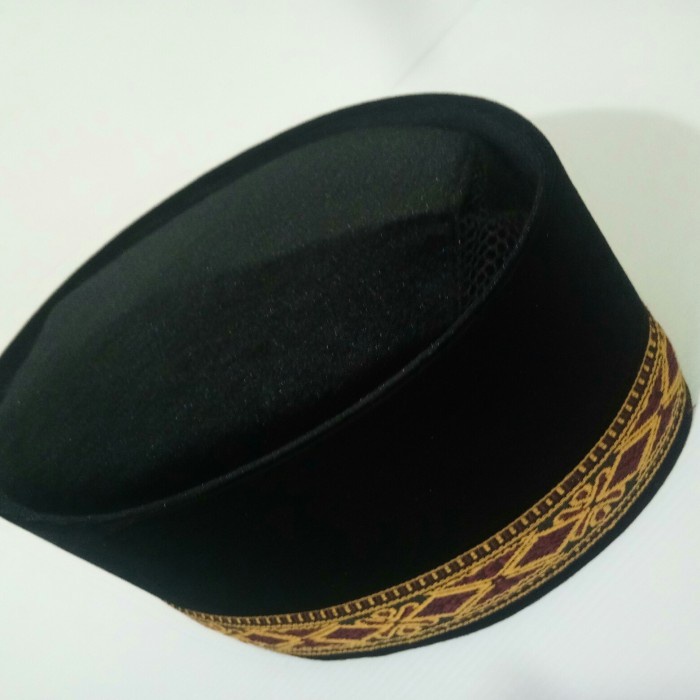 Peci Hitam Songkok Kopiah Tinggi 12Cm