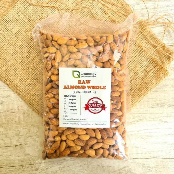 

Kacang Almond Whole Mentah / Raw Almond Whole - 1 kg MS54