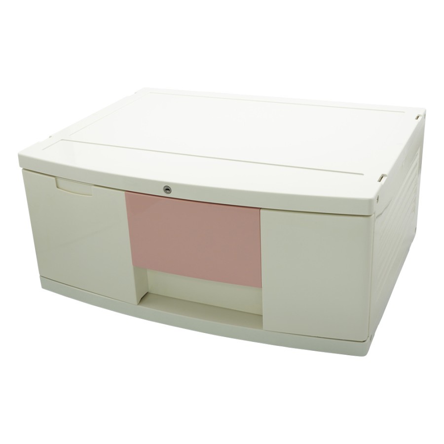 

(Khusus Batam) Tray BOX One Drawer for A3 (With Key) 470 x 360 x 205 mm - Pink