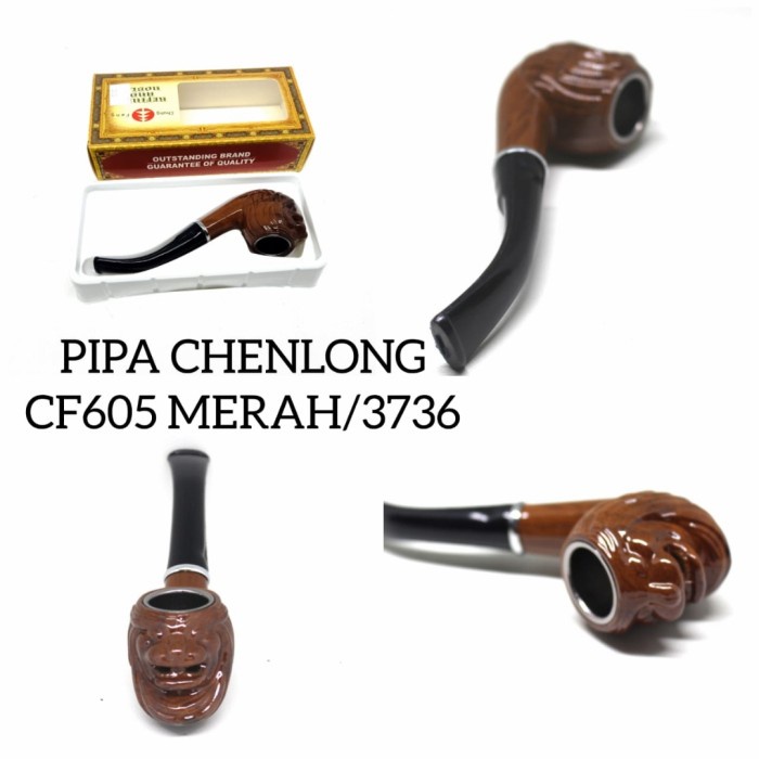 

Pipa Cangklong Motif Ukir Bentuk Kepala