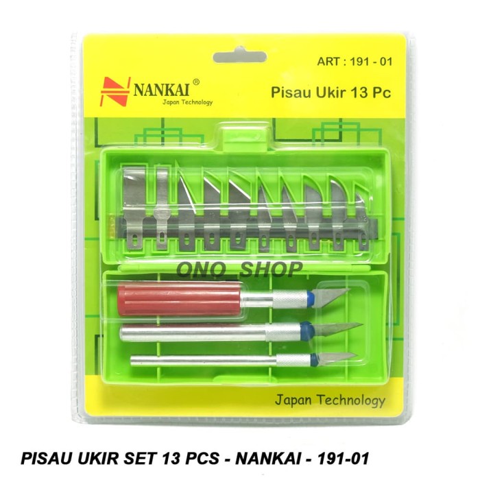 

Pisau Ukir Set 13 Pcs - Nankai - 191-01