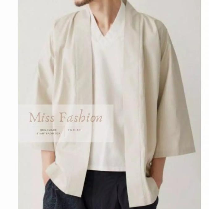 KIMONO PRIA CREAM FIT TO XL | OUTER PRIA FIT TO XL| JAS KIMONO PRIA