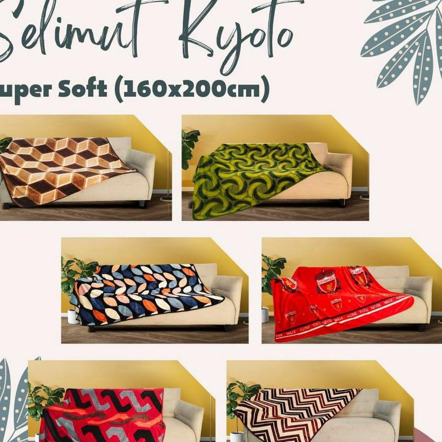 Kyoto Selimut Dewasa Blanket Soft By Kyoto Ukuran 160X200 Cm