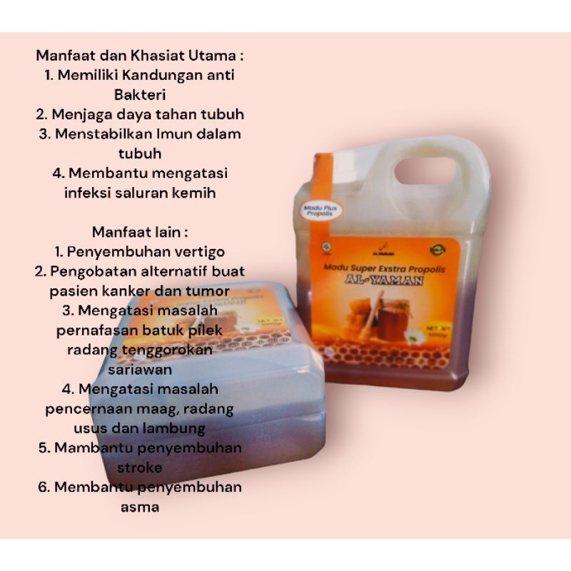 

Madu Siper Exstea propolis 500g membantu mengobati Vertigo dan membantu menyembuhkan infeksi daluran kemih