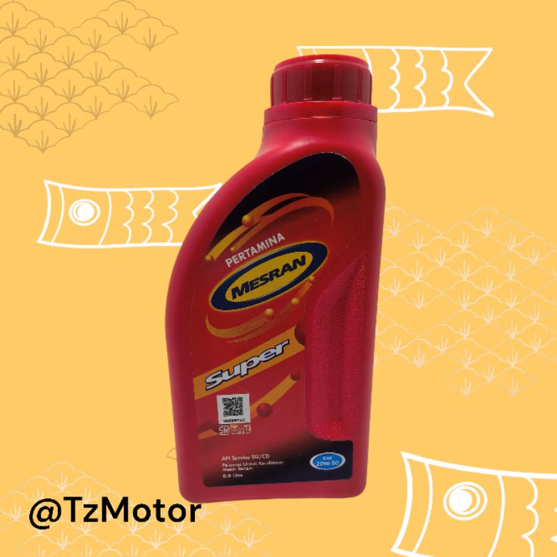 Oli Mesran super 800 ml 20 W - 50 sae