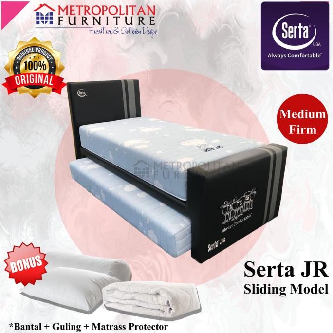 Kasur Springbed SERTA JR Double bed 120 x 200 Full Set Spring bed