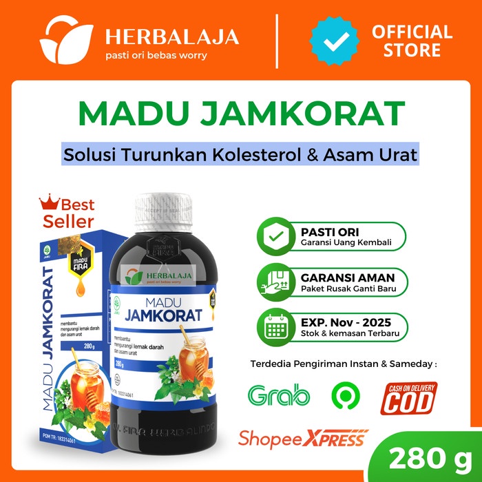 

Madu Jamkorat Asli Obat Penurun Kolesterol Kolesterol Asam Urat Herbal