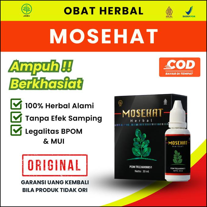 

MOSEHAT Obat Herbal Moringa Daun Kelor Habbatussauda Propolis Original