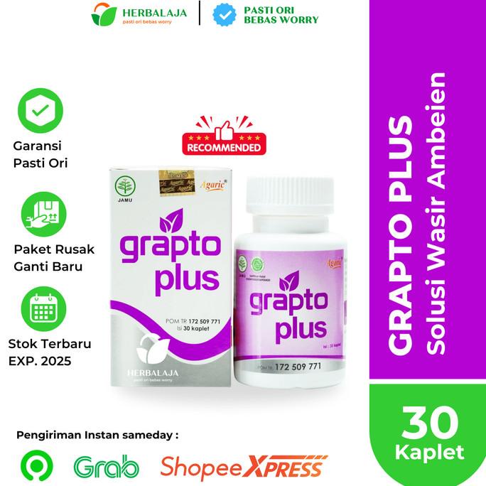 

Grapto Plus Obat Wasir Ambeien Original Asli Hemoroid Ambeyen Herbal