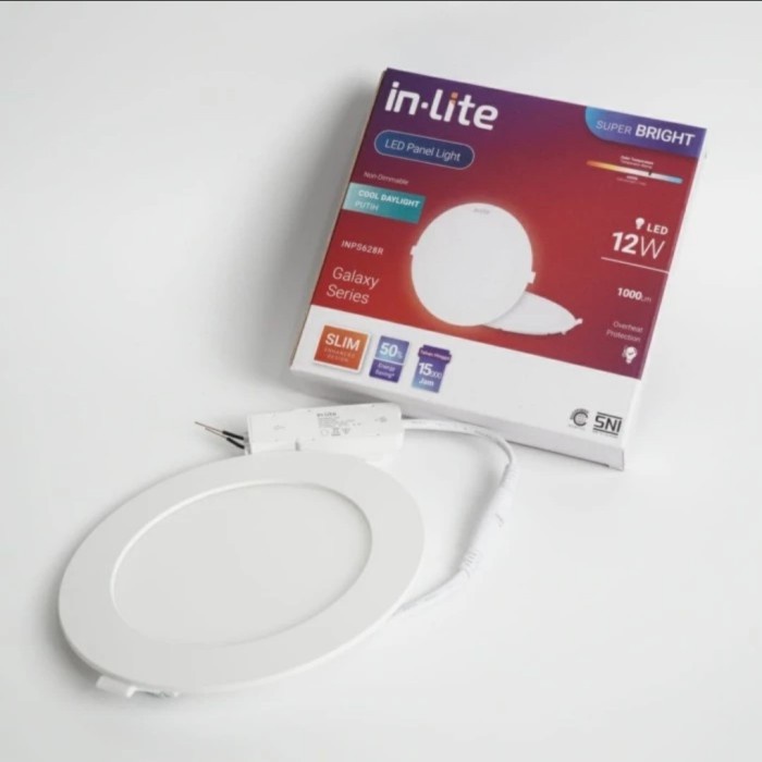 Led Panel Inlite 12W 12 W 12 Watt / In-Lite Inps628R 12Watt Inps 628 R