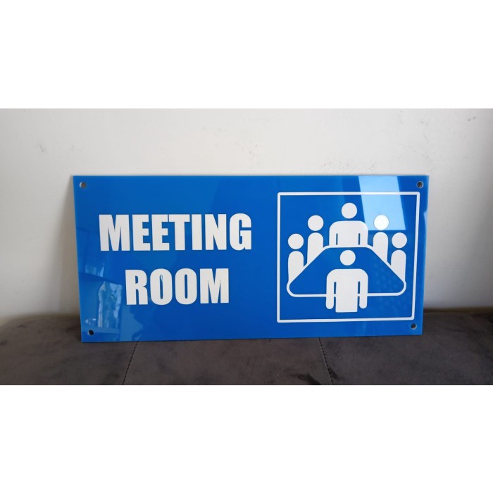 

Promo Sign Label Akrilik Ruang Rapat Meeting Room Acrylic Signage