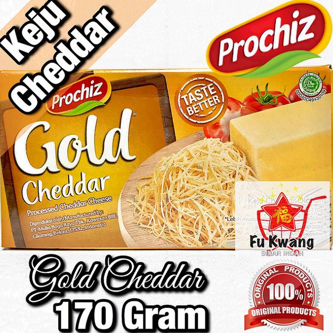 

langsung order saja] Keju Prochiz Gold Cheddar Cheese Olahan 170 gram