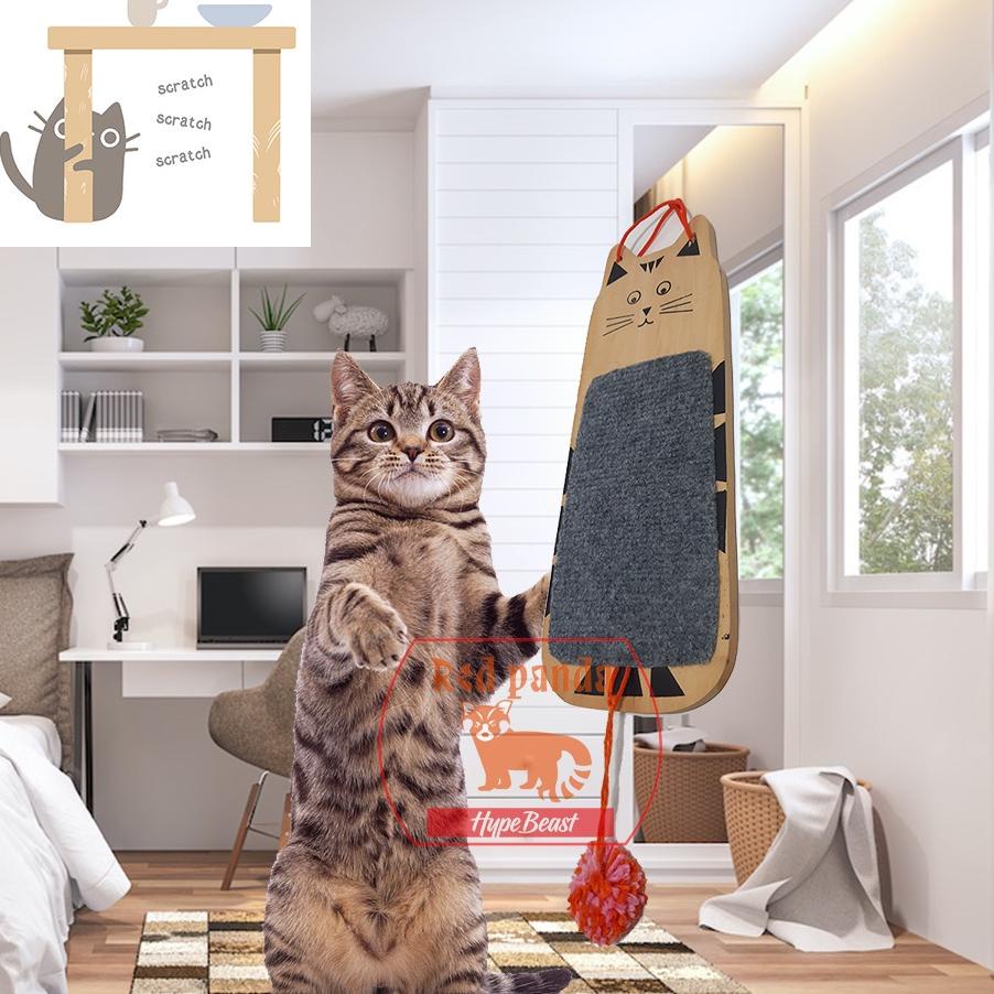 Papan Garukan Kucing/ Garukan Kucing Tempel Dinding/Garukan Kucing Is