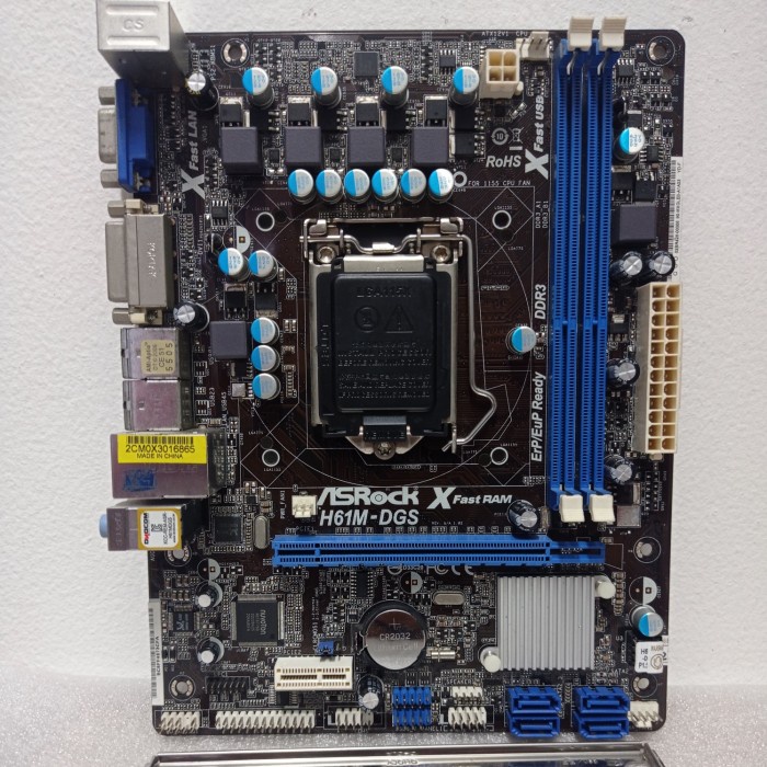 Paketan mobo Asrock H61 + i5 3470 socket Lga 1155 ddr3 onboard vga
