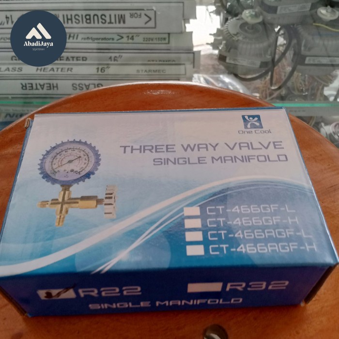 Single Manifold Ac One Cool R22,R134A Ready