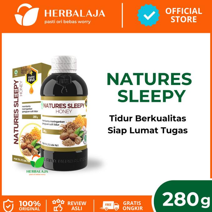 

Madu Natures Sleepy Asli Original Obat Herbal Insomnia Susah Tidur