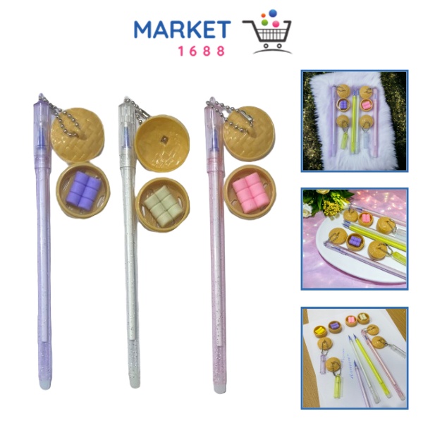 

Market1688 Pena Gantungan Bapao Pulpen Lucu Gantungan Dimsum Mantou Blue Ink Gel Bisa di Hapus Bolpoin Tinta Gel Cair Erasable Pen Pulpen Gantungan Makanan Lucu