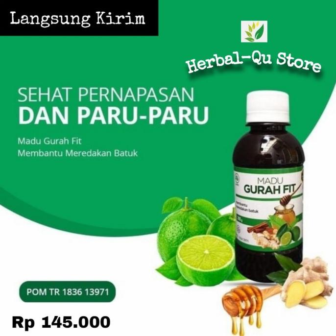 

Madu Gurah Fit Herbal Batuk Original | Madu Gangguan Pernapasan & Asma