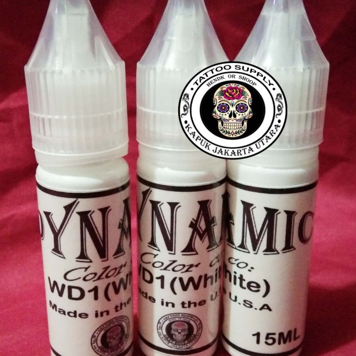 

Cantik Tinta Tattoo Dynamic Putih Orginal Usa 15Ml Promo