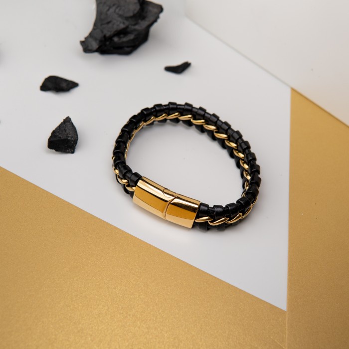 Gelang - Treera Maverick Gelang Kulit Pria Keren Anti Luntur Premium Original