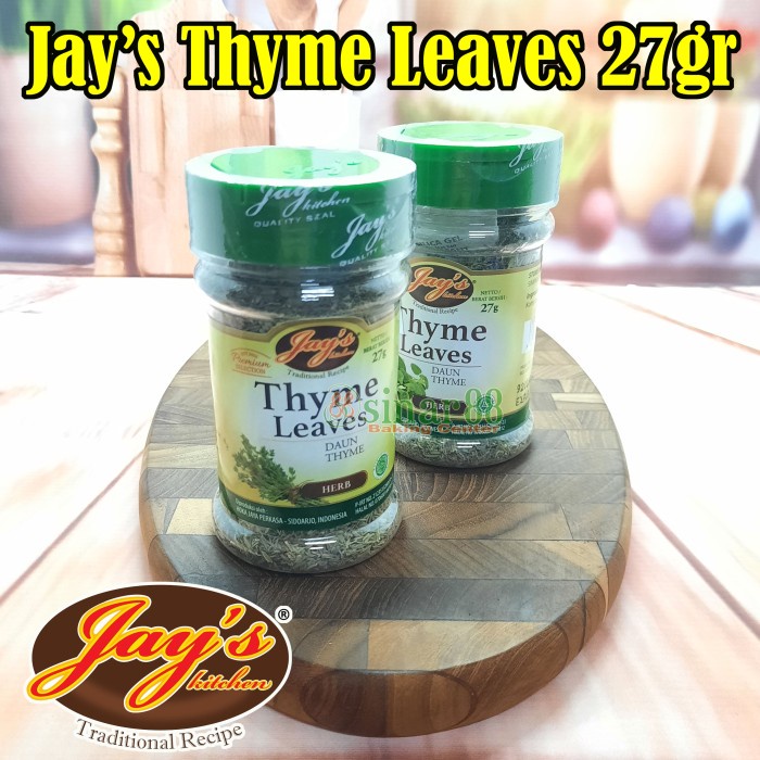 

best produk] Jay's Thyme Leaves 27gr