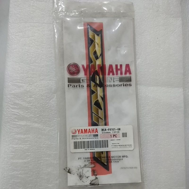 EMBLEM TIMBUL DOP BOX TUTUP AKI YAMAHA RX KING ORIGINAL 3KA-F4161-00