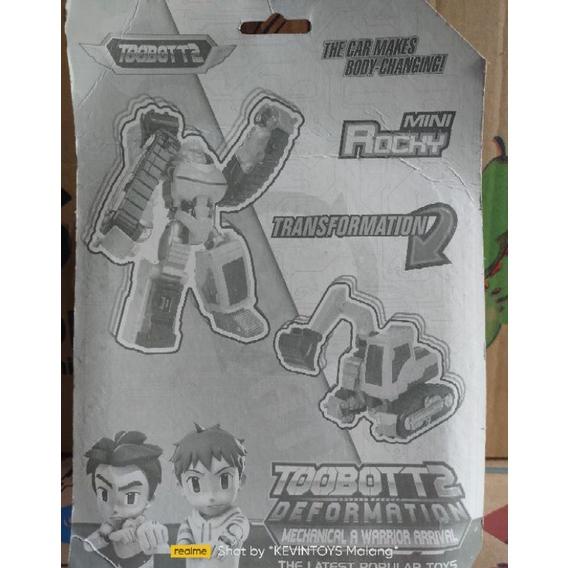 BAHAN TERBAIK MAINAN MOBIL KONTRUKSI BISA BERUBAH MENJADI ROBOT / ST 24 RB 33 TOOBOTT 2 DEFORMATION 