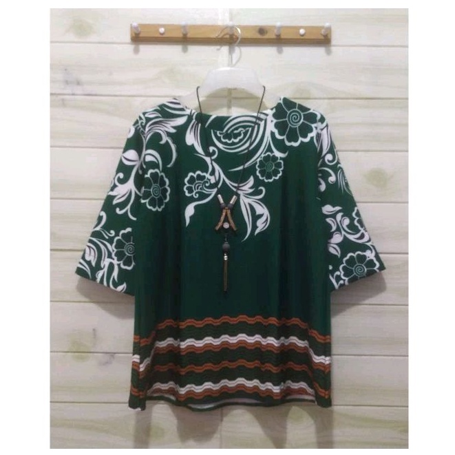 Blouse Wanita Ukuran Jumbo-Pakaian Jumbo Wanita-Atasan Wanita Jumbo-Bahan Scuba