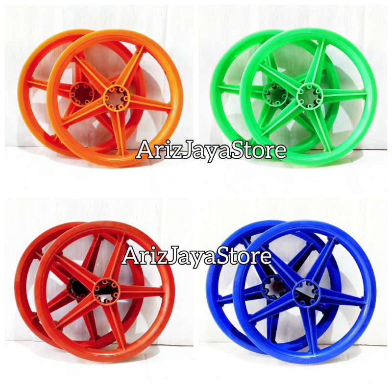 1 Stell Velg 16 Klewang Bintang Sepeda Bmx + Alat Komplit Merk Jaguar