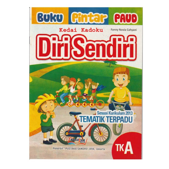 Termurah Buku Pintar Paud Tematik Terpadu Seri Diri Sendiri Edukasi Murah Tk A