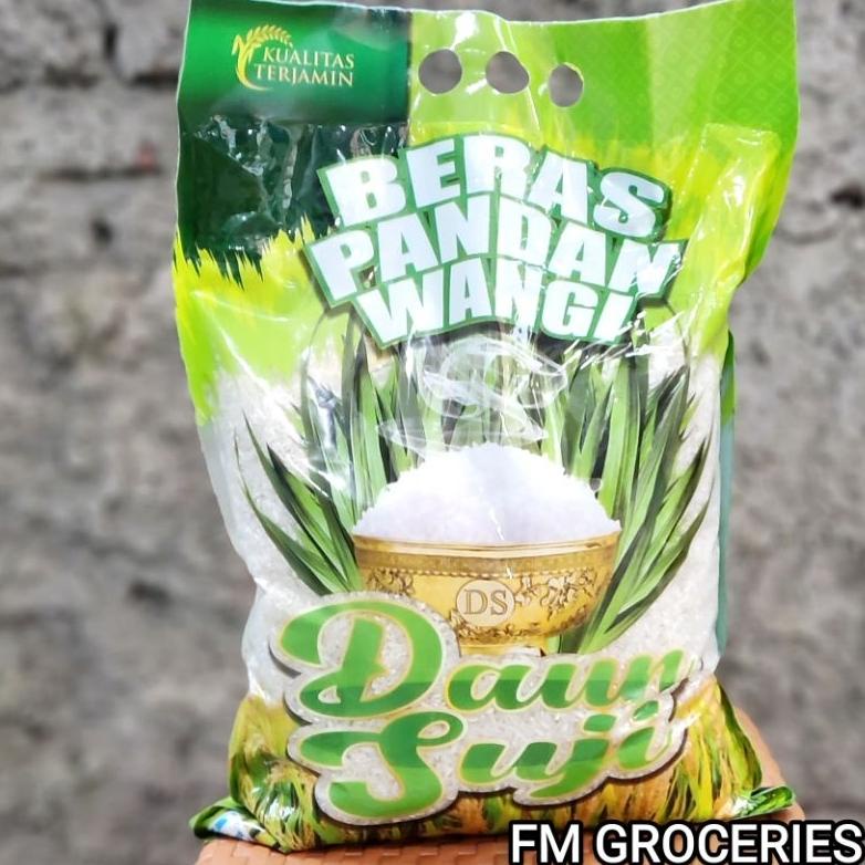 

Ready Beras pandan wangi Daun Suji 5 L | Beras daun suji 5 L
