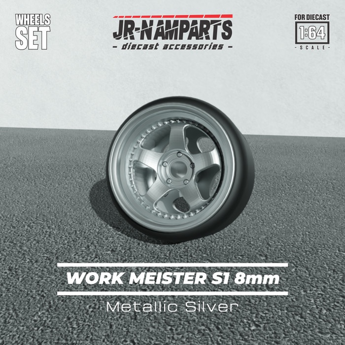 Jr Namparts 8Mm Ban Karet Hotwheels Diecast 1:64 Work Meister S1