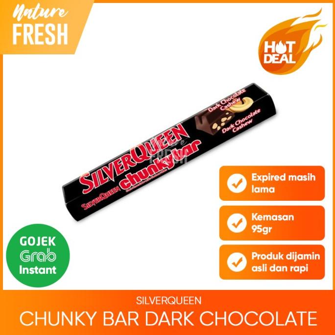 

SilverQueen Chunky Bar Cashew Almond Orange Dark White Coklat Batangan