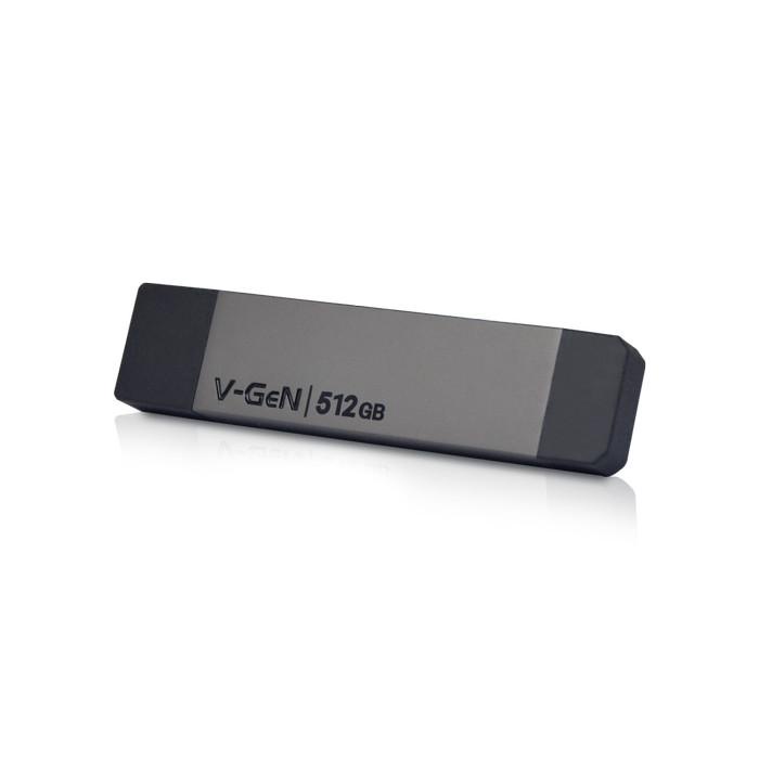 V-GEN SSD PORTABLE PLATINUM 512GB - VGEN 512 GB USB 3.2 TYPE C