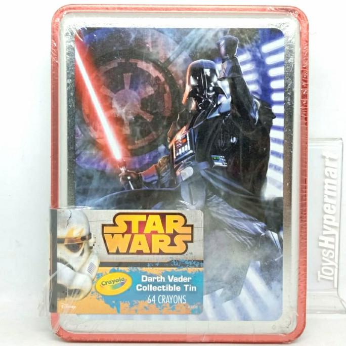

Original Darth Vader Collectible Tin 64 Crayon Crayola Star Wars