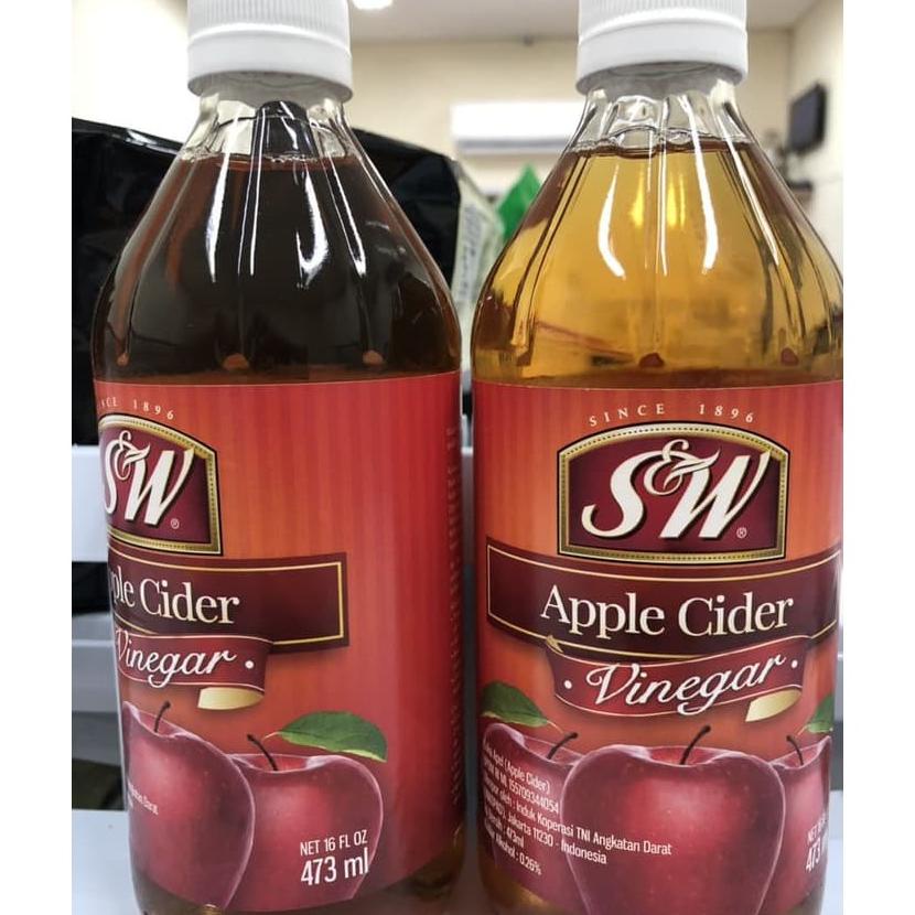 

Sw | S&W Cider Vinegar | Cuka Apel 946Ml